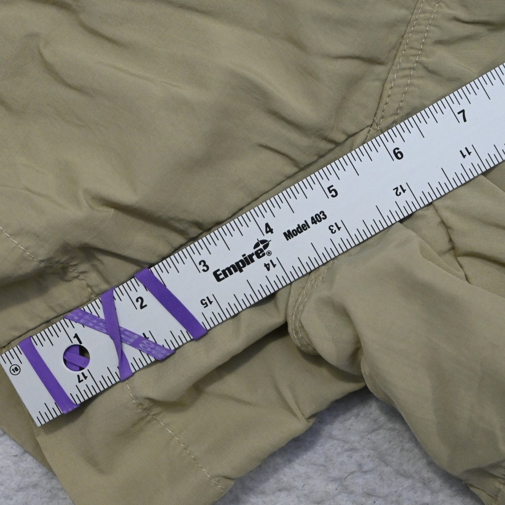 AFTCO Fishing Shorts Men 34 Tan 100% Nylon Performance Cargo Pocket Khaki 6" - Picture 7 of 7
